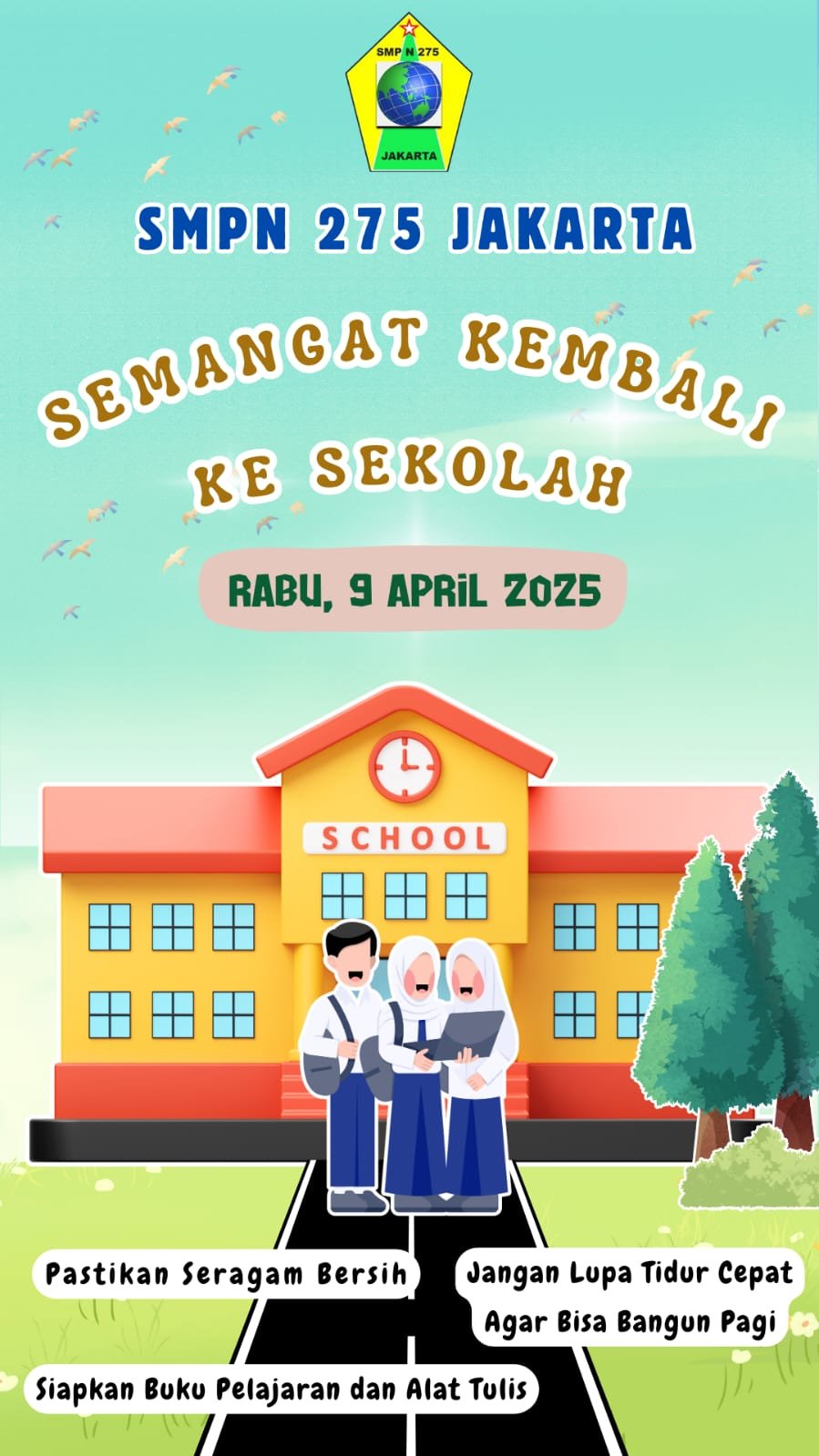 INFORMASI MASUK SETELAH IDUL FITRI 1446H