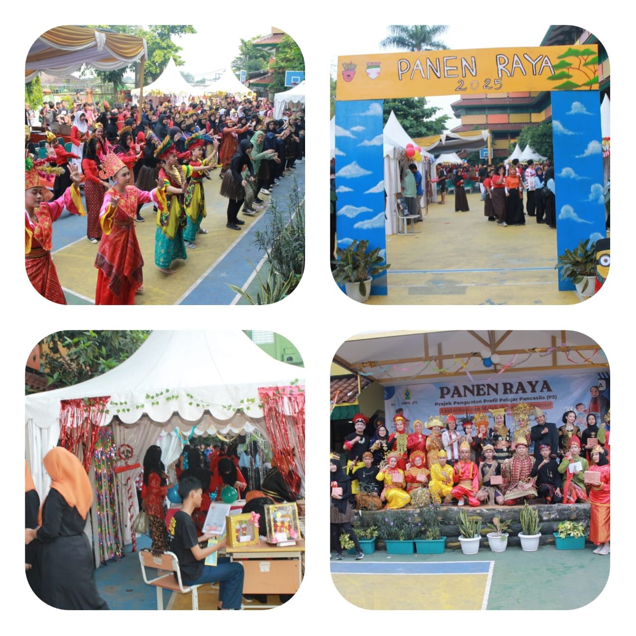 Kegiatan Panen Raya SMPN 275 Jakarta